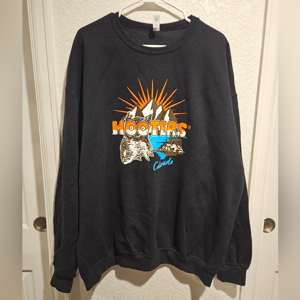 Jerzees Hooters Colorado Graphic Crewneck Sweatshirt Size 2xl